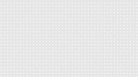 A pattern of white hearts is depicted on a transparent background, which rotate Stock Footage 295815614