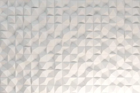 Pattern of white pyramid shapes Stock-Illustration