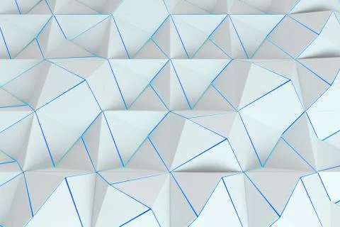 Pattern of white pyramid shapes Stock Illustration