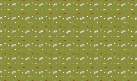 Pattern of white rabbits and carrots on green background Иллюстрация