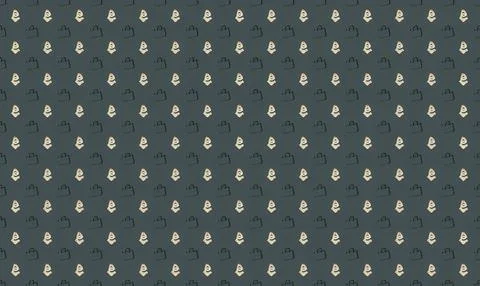 Pattern of white sailboats on dark blue background Stock Illustration