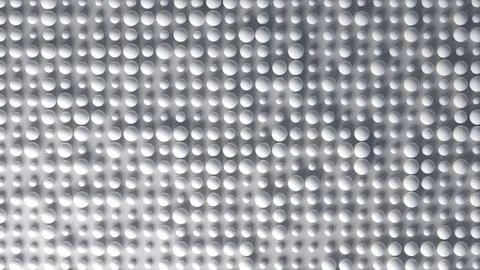 Pattern Of White Spheres In The Top View Stock Illustration