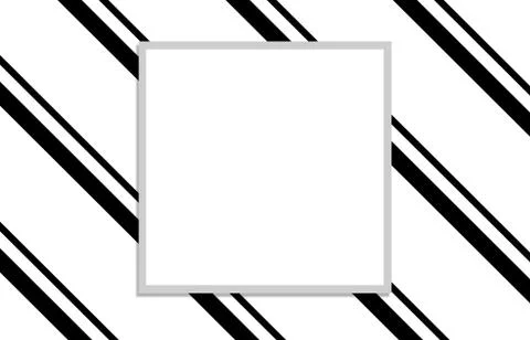 Pattern with white square on black and white background 스톡 일러스트
