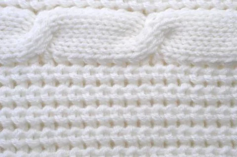 Pattern from white threads Foto stock