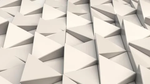 Pattern of white triangle prisms イラスト素材