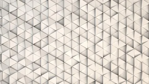 Pattern of white triangle prisms Stock Illustration