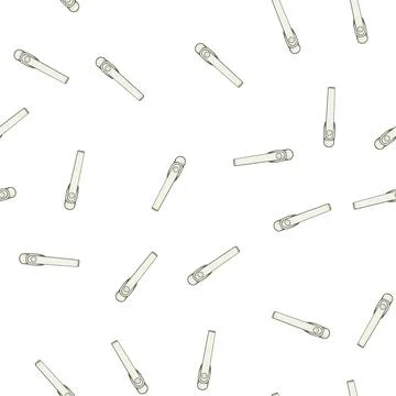 Pattern White window handle isolated element on background Illustration