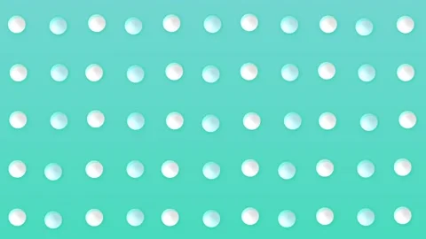 Pattern wiggle of Circle dew on Sea blue shade background Stock Footage 322911425