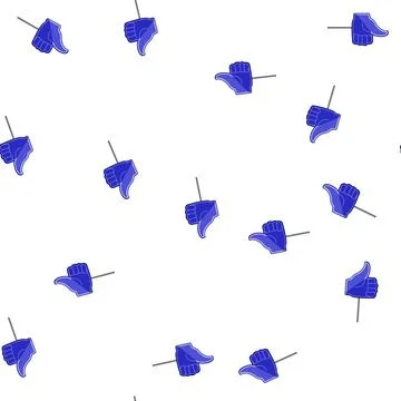 Pattern win foam fan finger cartoon vector Stock Illustration