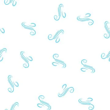 Pattern wind gusts blowing air flow weather concept Stock Illustration