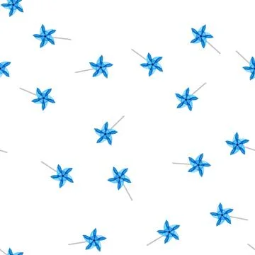 Pattern wind pinwheel toy cartoon vector Illustrazione stock