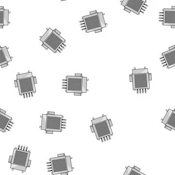 Pattern winding electrical transformer cartoon vector Illustrazione stock