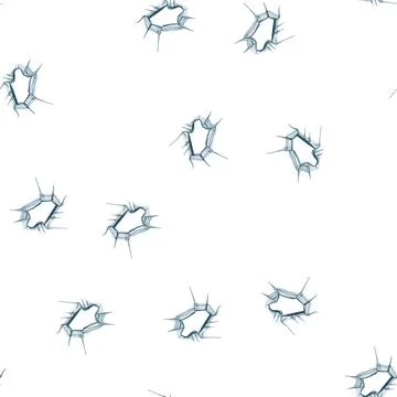 Pattern window broken glass cartoon vector Stock Illustration
