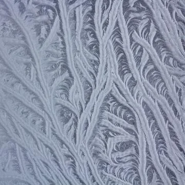 Pattern on a window glass Foto stock