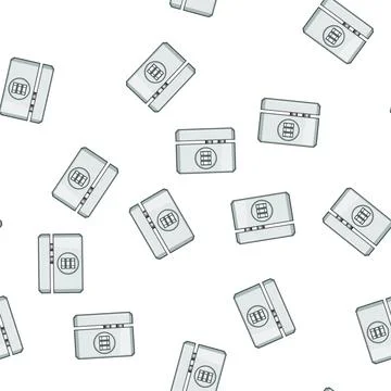 Pattern Window lock providing safety and security solution Illustrazione stock