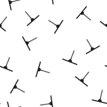 Pattern window squeegee glass color icon vector Stock Illustration