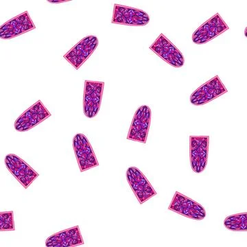 Pattern window stained glass cartoon vector 库存插图