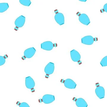 Pattern wine glass bottle cartoon vector Stock Illustration