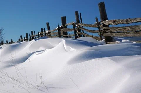 Pattern winter blue dune mold shadow sky split Stock Photos