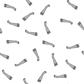 Pattern winter socks heated cartoon vector Illustrazione stock