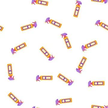 Pattern wipe glass cleaner cartoon vector Stock Illustration