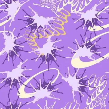 A pattern without a background of multicolored bright and contrasting blots 스톡 일러스트