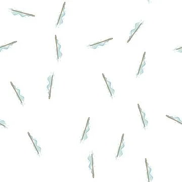 Pattern wizardry magic stick cartoon vector Stock Illustration