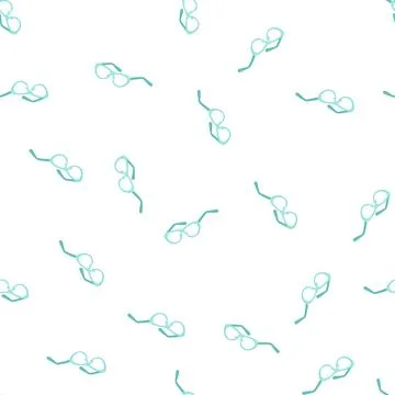 Pattern woman computer glasses cartoon vector 库存插图