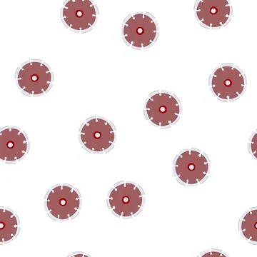 Pattern wood circular saw blade cartoon vector Stock Illustration