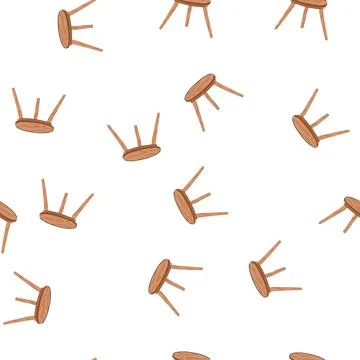 Pattern wood table cartoon vector イラスト素材