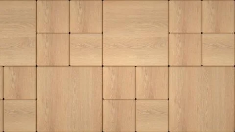 Pattern from wooden cubes of different sizes Illustrazione stock