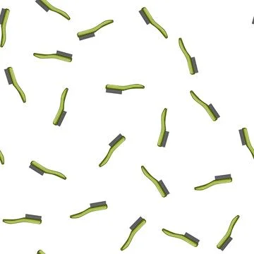 Pattern wool wire brush cartoon vector 库存插图