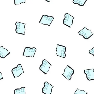Pattern work flexible screen cartoon vector Stockillustratie