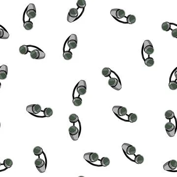 Pattern work goggles welding cartoon vector Stock Illustration