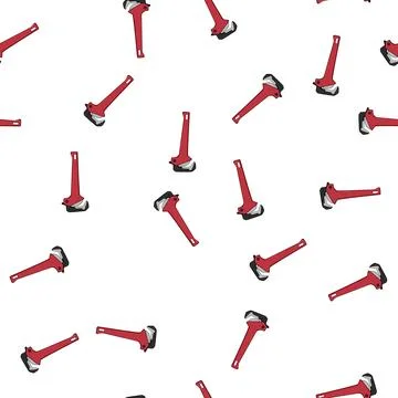 Pattern work pipe wrench cartoon vector Stock Illustration