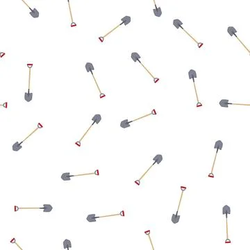 Pattern work shovel cartoon vector 스톡 일러스트
