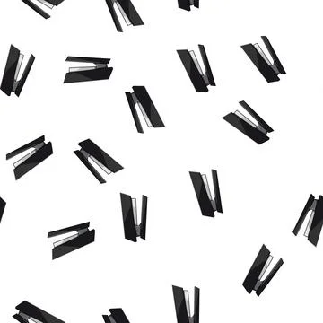 Pattern work stapler cartoon vector Stock Illustration