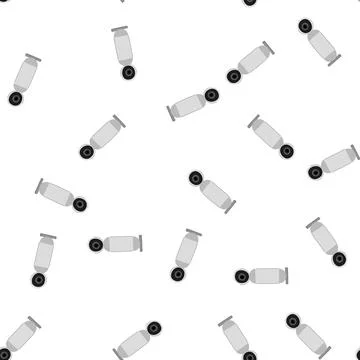 Pattern work table camera cartoon vector Stock Illustration