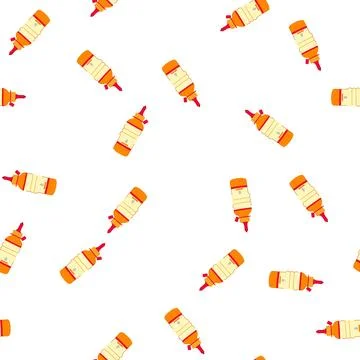 Pattern work wood glue cartoon vector Stock Illustration