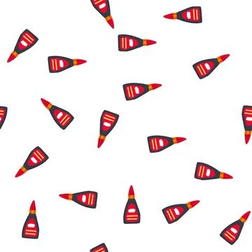 Pattern work wood glue cartoon vector Stock Illustration