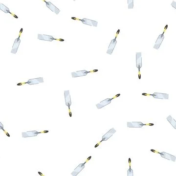Pattern worker trowel cartoon vector Stock Illustration