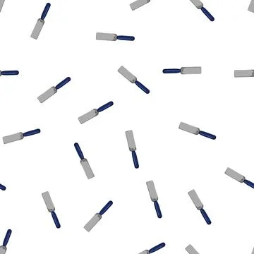 Pattern worker trowel cement cartoon vector Stock Illustration