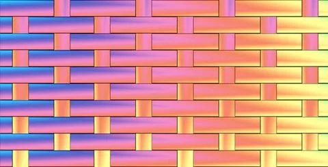 Pattern from woven pastel colours texture with intertwined pastel blue, pi... 스톡 사진