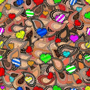Pattern for wrapping, cover, background, surface print. Vector illustration. Sea Illustrazione stock