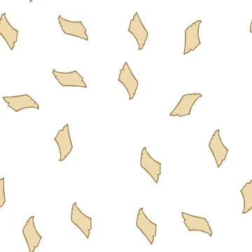 Pattern wrapping parchment paper cartoon vector Stockillustratie