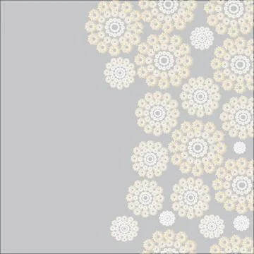 The pattern of wreaths Stock Illustration