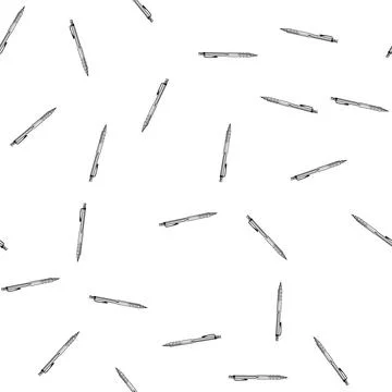 Pattern write pencil cartoon vector sign color Stock Illustration