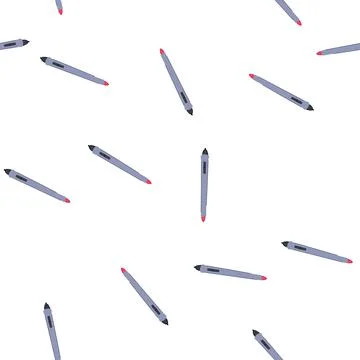 Pattern writing digital pen cartoon vector Illustrazione stock