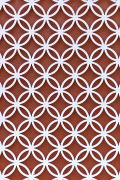 Pattern of wrought iron gate element Stock Photos
