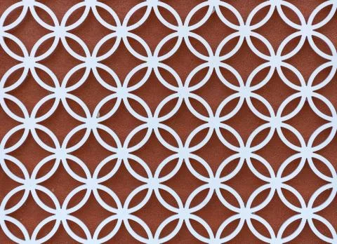 Pattern of wrought iron gate element Foto stock